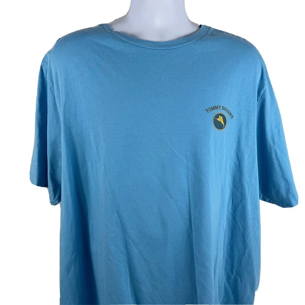Tommy Bahama‎ Men's Big & Tall T-Shirt 2XLB Can You Beer Me Now Parrot Beach Bar